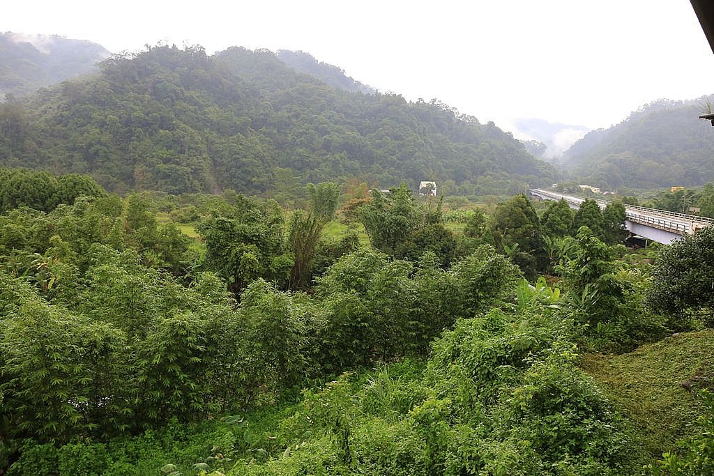築夢咖啡民宿雨後風景